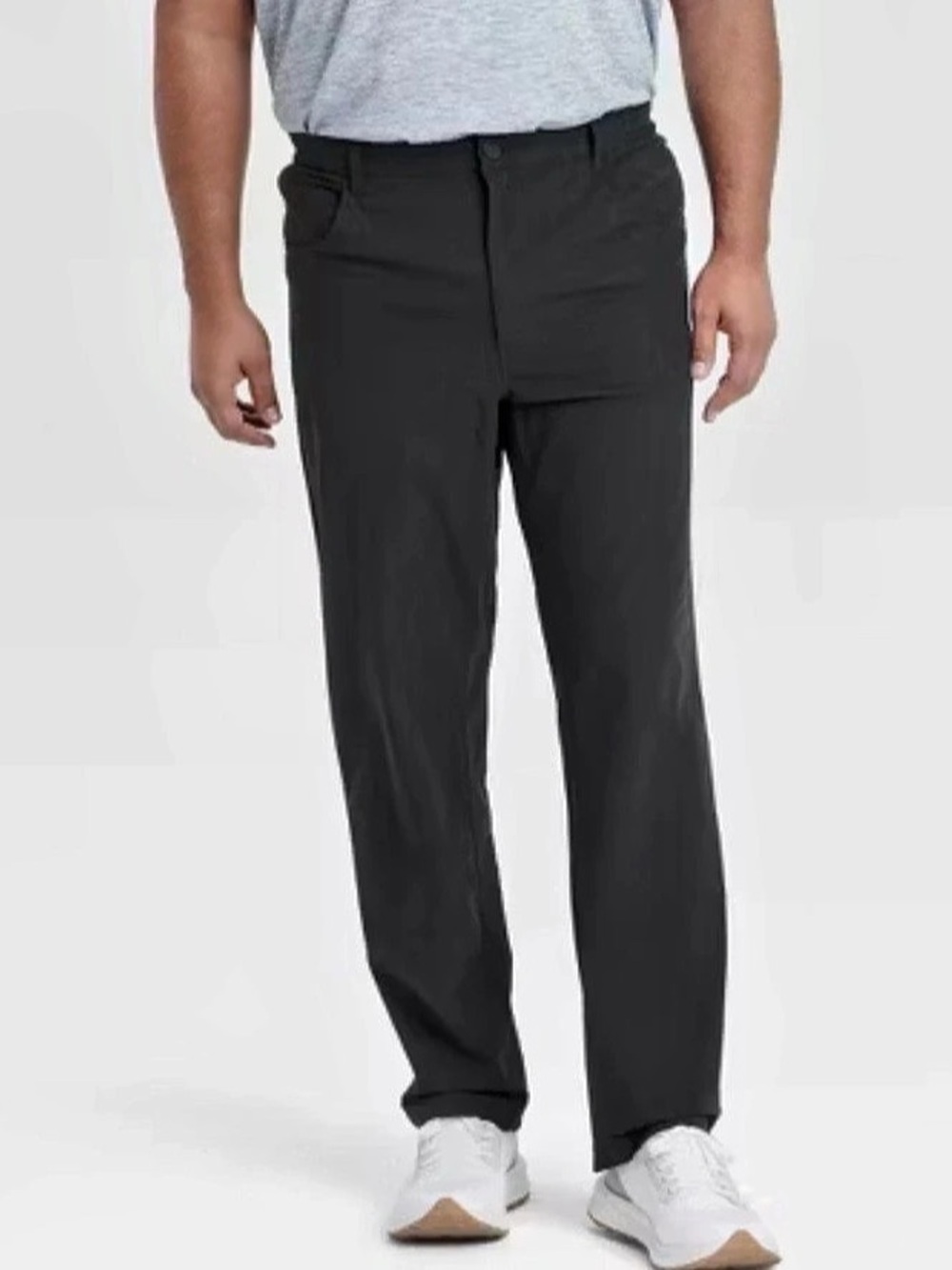 All in Motion Men's 360 Lifestyle 5-Pocket Golf Pant Black Waist 36